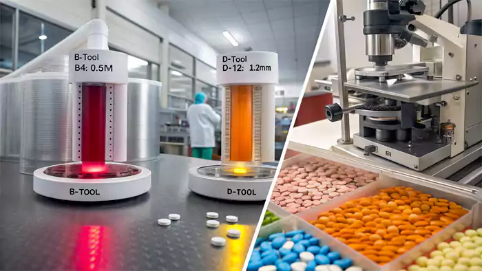 Products from various industries: pills, supplements, candy