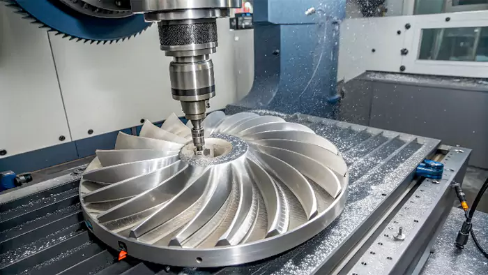 CNC milling aerospace application