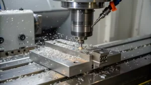 CNC machining of parts made of free-cutting 12L14 steel