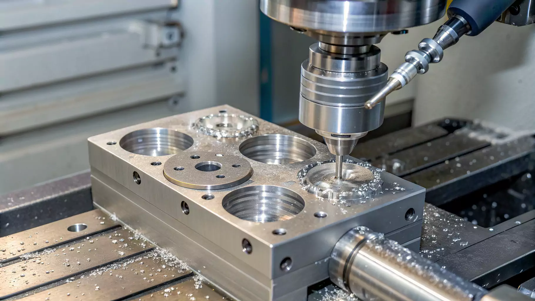 3-axis CNC milling of stainless steel parts