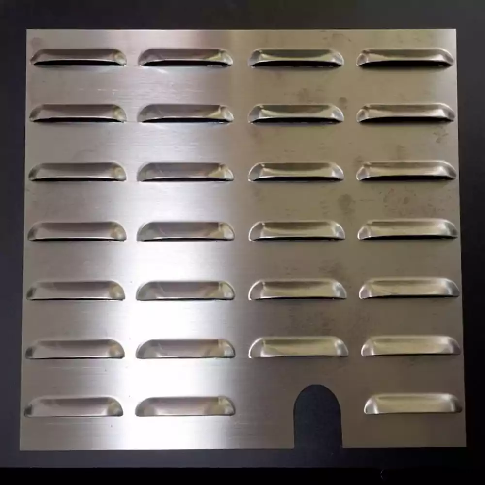 CNC Punching of Stainless Steel Heat Sink Panels